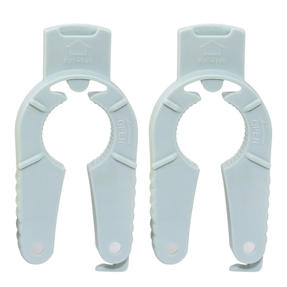 FRCOLOR Can Opener 2pcs Rubber Strap Grip Bottle Jar Can Opener Soda Can Opener for Weak Hands Elderly ( Light Green ),4.13"X1.97"X0.47"