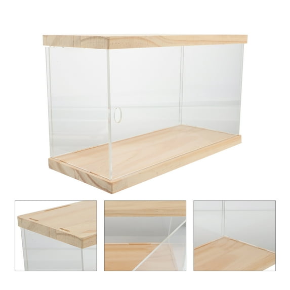 FRCOLOR Candy Display Rack 1Pack Wooden Rectangular For Home Owners In Living Room