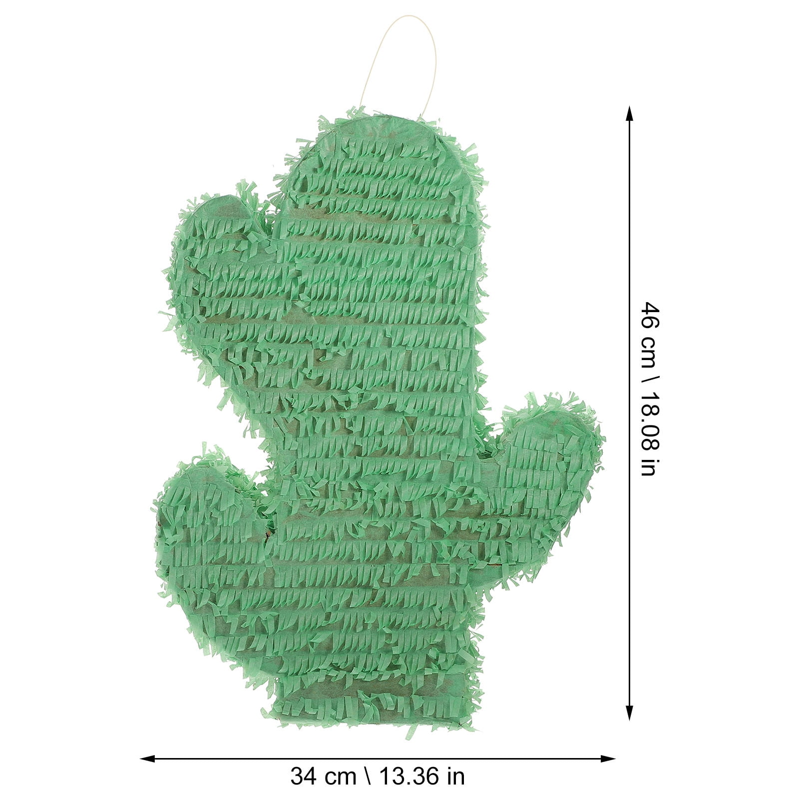 WASHWEPE Hawaii Theme Cactus Pinata for Birthday Parties 1Pack