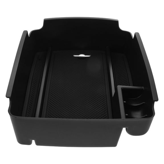 LABSERRON Car Armrest Storage Box Multifunctional Center Console Organizer Large Capacity Black