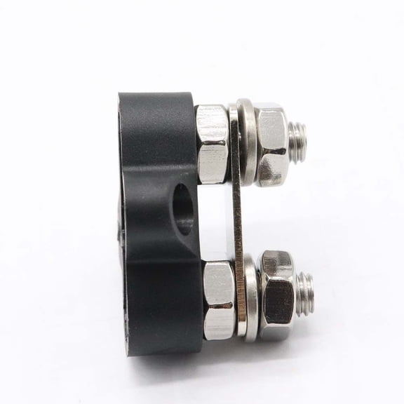 FRCOLOR Car Power Distribution Block Dual Terminal Studs Black Boat