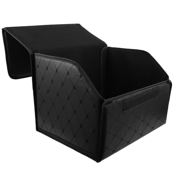 FRCOLOR Car Storage Box Filler Cars Office Accessories Organization Seat Organizer Man Black