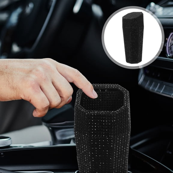 FRCOLOR Car Trash Bin Sparking Car Trash Can Automotive Garbage Can Automotive Interior Supply