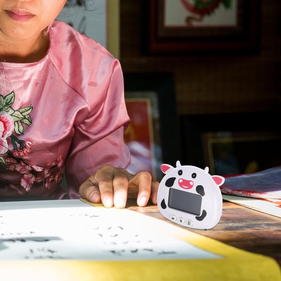 FRCOLOR Cartoon Timer For Study And Kitchen Baking Cute Countdown Timer With Loud Alarm Portable Kids Timer