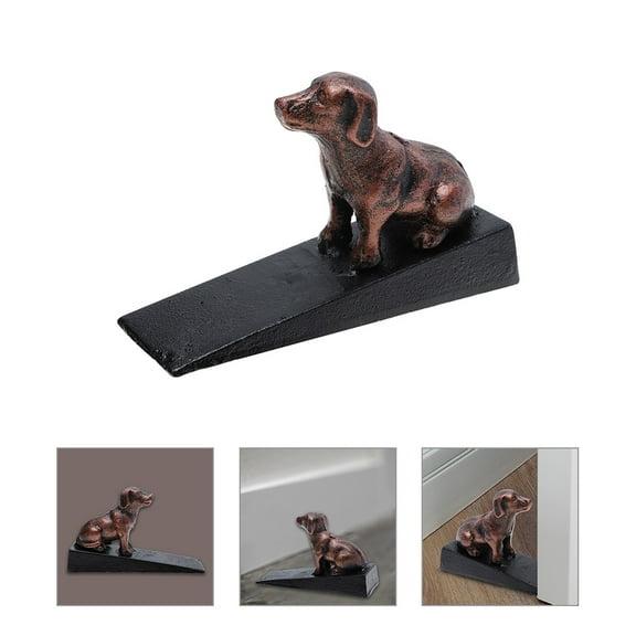FRCOLOR Cast Iron Door Stopper for Home Use Multi Color Heavy Duty Security Door Stop with Anti Skid Design 2.5 Inch