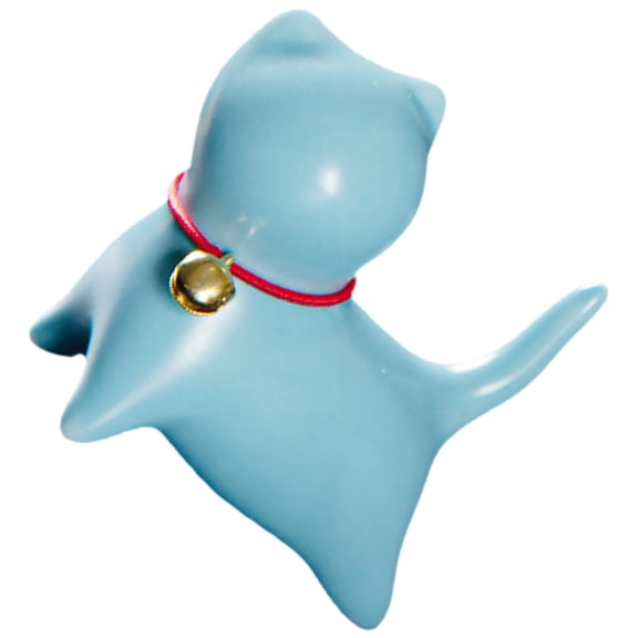 FRCOLOR Cat Figurines Ceramic Ornaments Shaped Adornment Personal Space Decoration