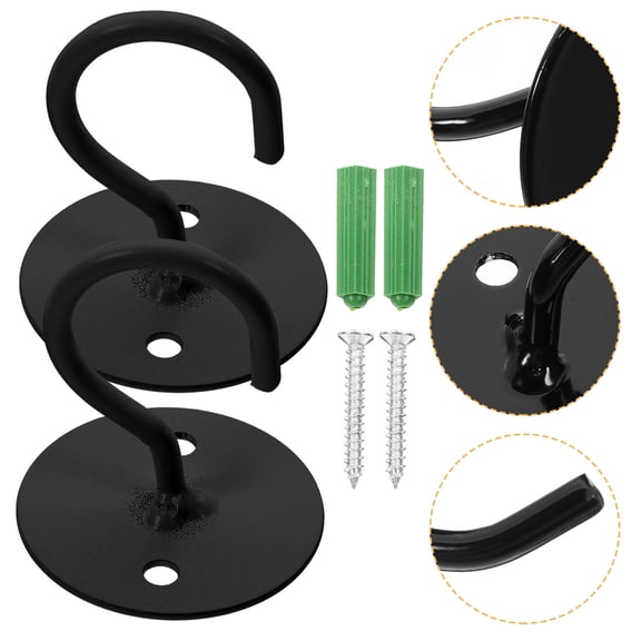 FRCOLOR  Ceiling Hook Wall Mount Hangers Stable Structure Hooks