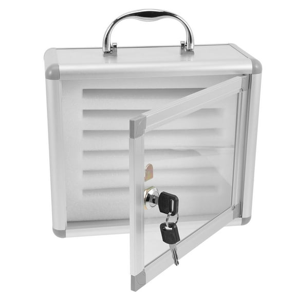 FRCOLOR Cell Phone Locker Box Secure Phone Locking Case Phone Box with Handle