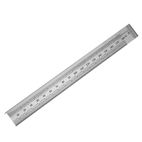 FRCOLOR  Center Finding Ruler Metal for Woodworking Scale Measuring Tape Fine