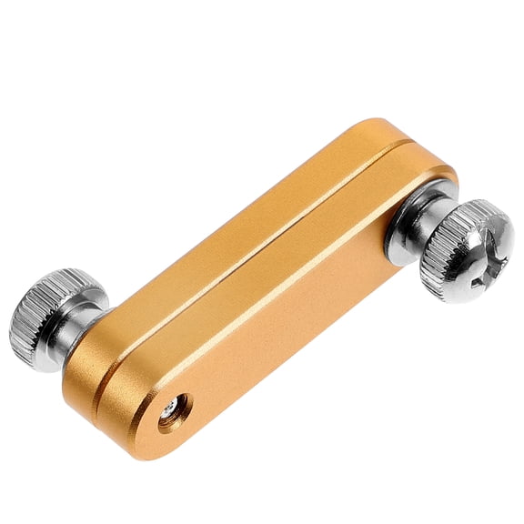 WRISTBIQUE Woodworking Line Block Golden 1Set 2.2x1in Stainless Steel Positioning Ruler