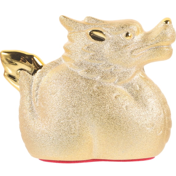 FRCOLOR  Ceramic Craft Decor Housewarming Gift Dragon Statue Figurine