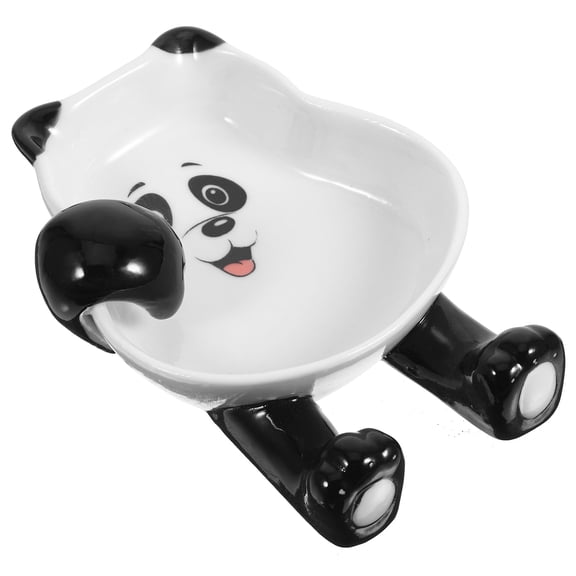 FRCOLOR Ceramic Spoon Rest for Kitchen Counter Multi Functional Sauce Container White