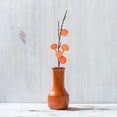 thumbnail image 1 of FRCOLOR Chic Artificial Flower with Iron Wire for Home Decor Orange Color 1 Pc Highly Simulated Persimmon, 1 of 8