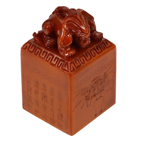 FRCOLOR Chinese Seal Stone Blank Stone Stamp for Painting Calligraphy Carved Stamp Stamp Seal