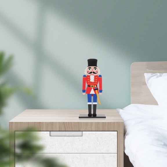 FRCOLOR Christmas Nutcracker Figurine Nutcracker Ornament 22.50X10.00X4.00CM