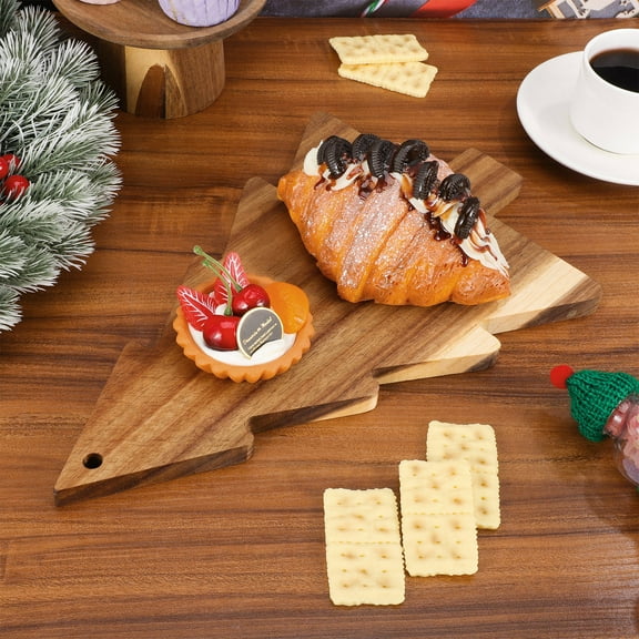 FRCOLOR Christmas Tree Chopping Board 1Pcs For Christmas Tree Serving Board And Families