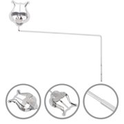 PAMINGONO Plated Silver Clamp on Music Score Clip Durable Iron Material for Home Music Accessories