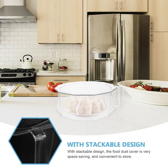 FRCOLOR Clear Cloche Dome Warm Vegetable Cover Picnic Food