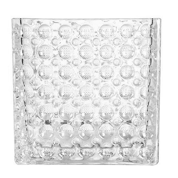FRCOLOR Clear Glass Vase Square Flower Vase Cube Shape Planter Modern Home Decor For Wedding Centerpieces Hydroponic Plants Tabletop Display Floral Arrangements