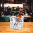 thumbnail image 1 of FRCOLOR Clear Ice Bucket Wine Bucket Acrylic Ice Cube Bucket for Bar Party, 1 of 8