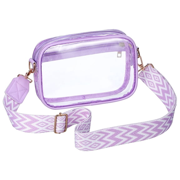 FRCOLOR Clear Tote Bag Stadium Approved Bags for Women Messenger Small Woman