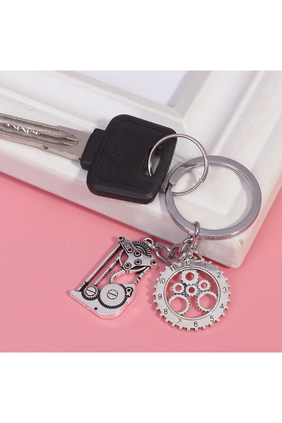 Clock Gear Keychain Accessories Creative Keychains Steampunk