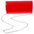 thumbnail image 1 of WASHWEPE Formal Handbag Women Evening Purse Red Pu 1Pack, 1 of 8