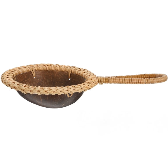 FRCOLOR  Coconuts Shell Tea Strainer Teapot Infuser Insert Reusable Brewing Travel