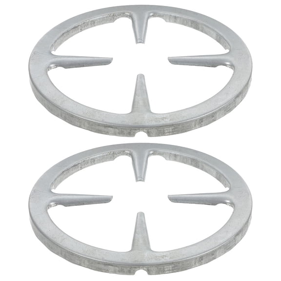 FRCOLOR Coffee Pot Stove Rack Made of Iron Strong and Nonslip for Kitchen Use Silver Color 2pcs