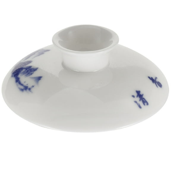 FRCOLOR Coffee Sugar Container Tea Cup Lid Bowl 7.80X7.80X2.90CM Blue