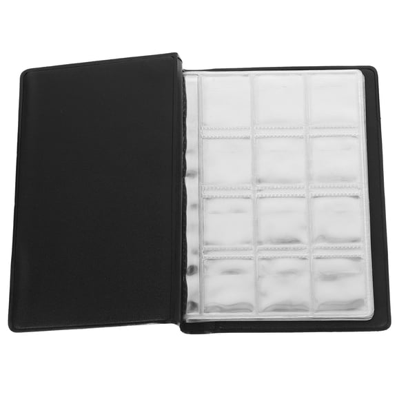 WASHWEPE Coin Album Blue PVC 1Set 6.0X4.3X0.5In
