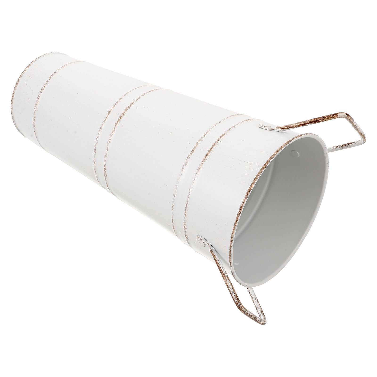 FRCOLOR Collapsible Foldable Envelope Retro Iron Bucket Vase - Walmart.com