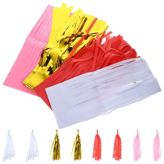 WASHWEPE Paper Banner Tassel Hanging Decoration Rose Gold 1 Set