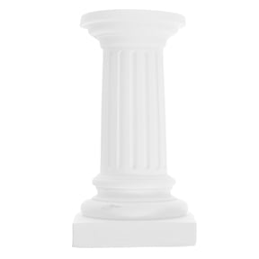 FRCOLOR Column Base Plaster Statue Ornaments 0.00X0.00X0.00CM White