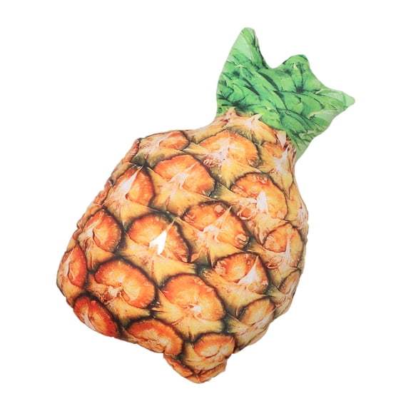 DECOMELODY Fruit Throw Pillow Pineapple Shape Home Decor 1Pcs 19.7X12.6X3.9In