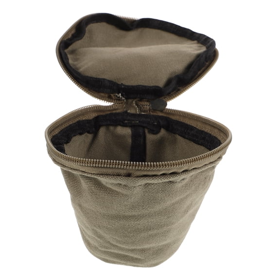 TAILTOSS Lightweight Green Coffee Storage Pouch with Manual Grinder and Filter Organizer