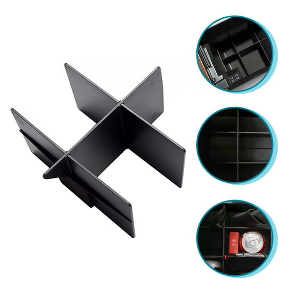FRCOLOR Compatible Car Supplies Armrest Box Divider Set Center Console Organizer