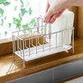 thumbnail image 1 of FRCOLOR  Convenient Sponge Holder Multi-function Organizer Drying Rack, 1 of 8