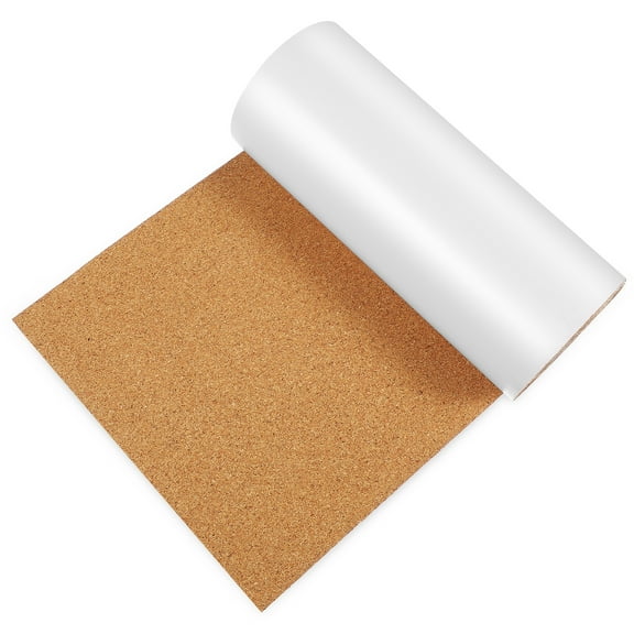 KAKOWELY Self-Adhesive Cork Sheets Multi 1 Roll 79x8x0.08In