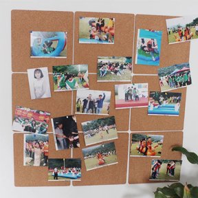 LABSERRON Wood Photo Display Board, 1 Piece - Decorative Wall Mount for Photos and Notes