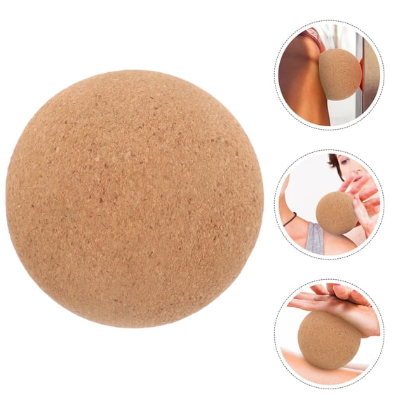 WASHWEPE Convenient Yoga Ball Light Brown 1Pcs 3.9In For Professionals