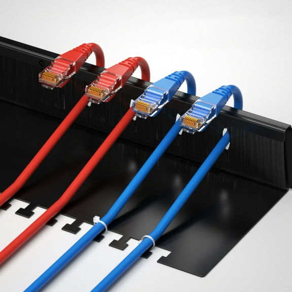 FRCOLOR  Covers under Desk Cable Management Rack Wire Protector Office