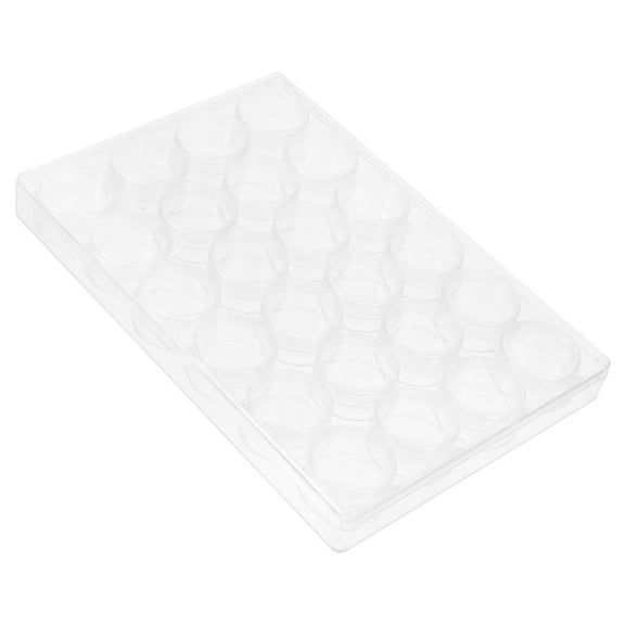 FRCOLOR  Craft Organizers and Storage Jewelry Trays Boxes Transparent