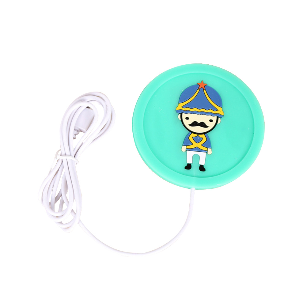 FRCOLOR Creative Cartoon Coffee Mug Warmer Cup Teapot Warmers Coasters