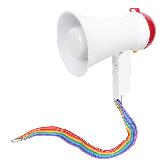 FRCOLOR Creative Megaphone Plastic Loudspeaker Unique Voice Amplifier for Speech
