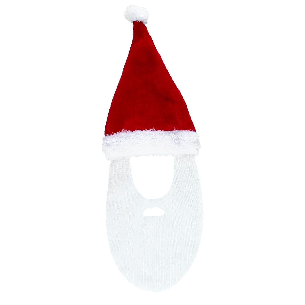 FRCOLOR Creative Santa Hat Christmas Hat With Beard Party Costume Santa frcolor-creative-santa-hat-christmas-hat-with-beard-party-costume-santa