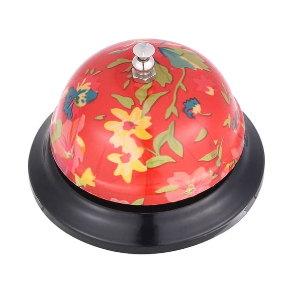FRCOLOR Multi Color Metal Customer Service Bell for Restaurant Use Easy to Use Reception Call Bell 2.5 Inch