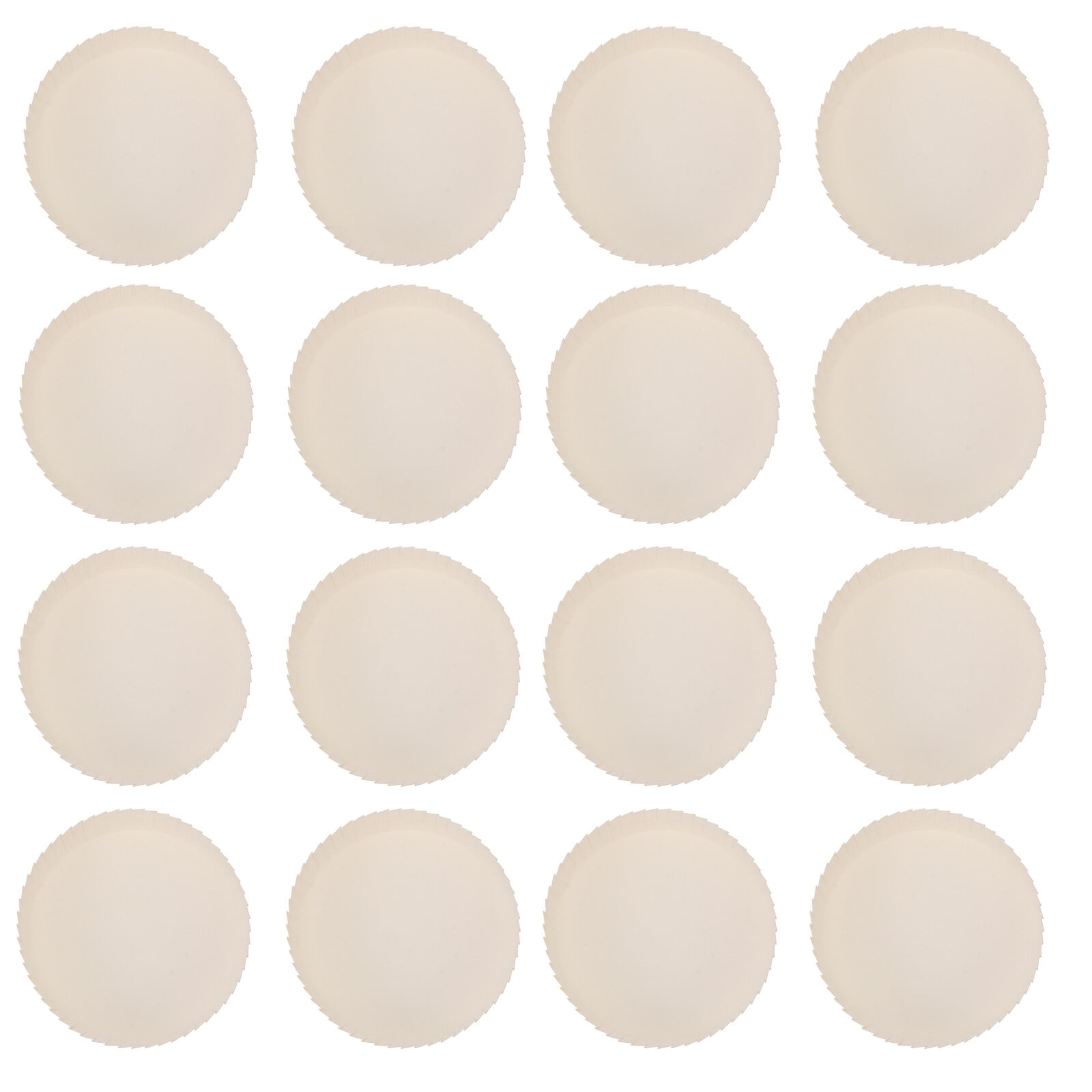 Unbranded White Disposable Paper Cup Lids for Home Use Safe and ...