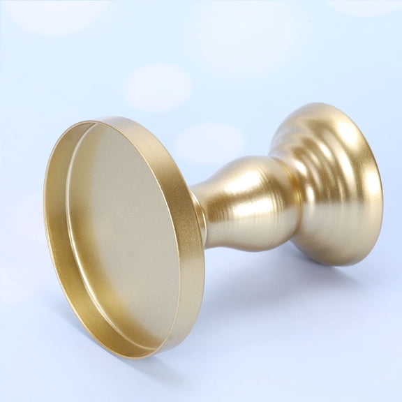 FRCOLOR Golden Metal Cake Stand for Parties Weddings and Buffets Perfect for Displaying Treats Size 10.5 inches