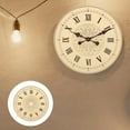 thumbnail image 1 of FRCOLOR DIY Clock Dial Replacement 2pcs Reusable Round Dials for Clock Making, 1 of 8